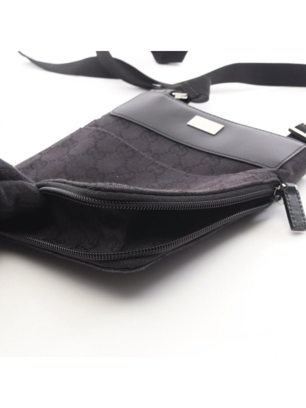 Gucci Shoulder Bag GG Canvas 019 Black - Picture 7 of 7